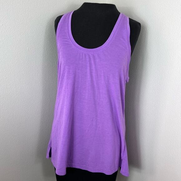 Lucy Purple Activewear Tank Yoga Running Top - Picture 1 of 5